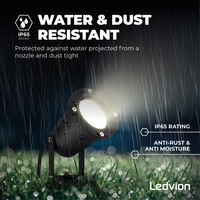 Smart WiFi LED Prikspot – IP65 - GU10 Fitting Ledvion Smart WiFi LED Prikspot – IP65 - GU10 Fitting