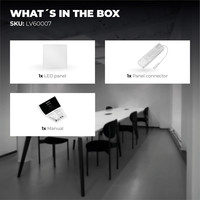 Samsung LED Paneel 60x60 - 36W - 125 lm/W - UGR <19 - 3000K - 5 Jaar Garantie Ledvion Samsung LED Paneel 60x60 - 36W - 125 lm/W - UGR <19 - 3000K - 5 Jaar Garantie