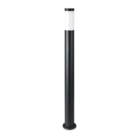 LED Sokkellamp Dally XL - E27 Fitting - IP44 - 110cm - Zwart Lightexpert LED Sokkellamp Dally XL - E27 Fitting - IP44 - 110cm - Zwart