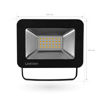 Osram LED Breedstraler 20W – 1700 Lumen – 6500K - Quick Connector - 5 Jaar garantie Ledvion Osram LED Breedstraler 20W – 1700 Lumen – 6500K - Quick Connector - 5 Jaar garantie