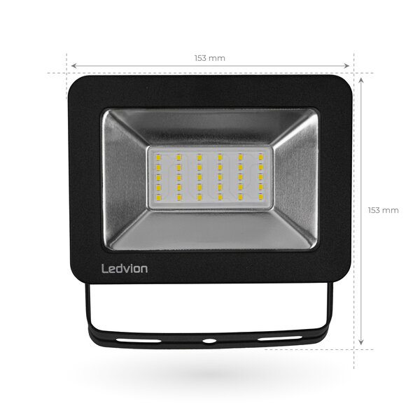 Ledvion Osram LED Breedstraler 30W – 3600 Lumen – 4000K - Quick Connector - 5 Jaar garantie