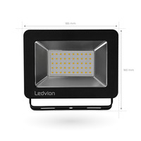 Ledvion Osram LED Breedstraler 50W – 4250 Lumen – 4000K - Quick Connector - 5 Jaar garantie
