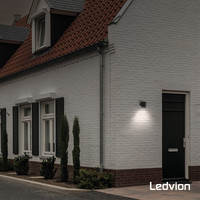 Ledvion Solar Wandlamp Arche - 3000K - IP44 - Zwart