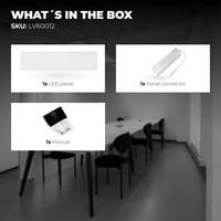 Samsung LED Paneel 30x120 - 36W - 125 lm/W - UGR <19 - 6500K - 5 Jaar Garantie Ledvion Samsung LED Paneel 30x120 - 36W - 125 lm/W - UGR <19 - 6500K - 5 Jaar Garantie