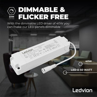 Ledvion LED Driver Dimbaar voor LED Panelen 0-10V