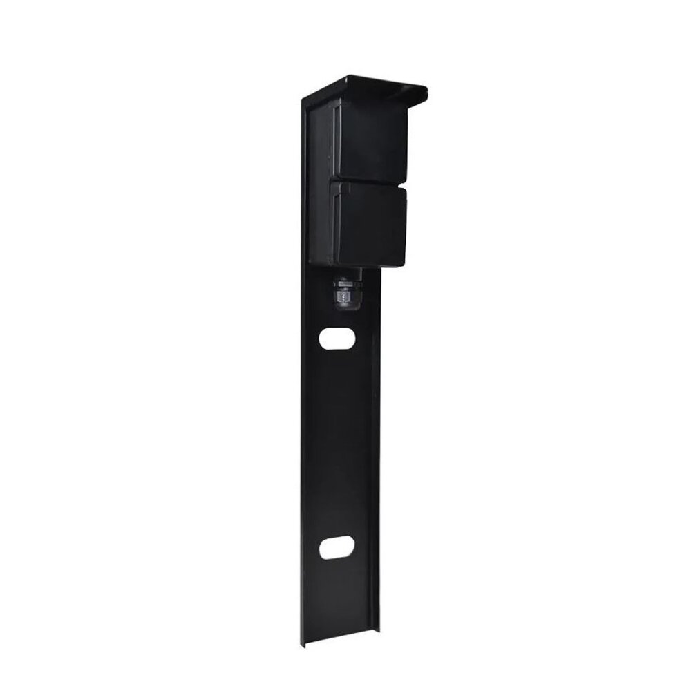 Niko Buitenstopcontact met Niko Schakelmateriaal - 2 Stopcontacten - 1 Wartel - IP55 - 65cm