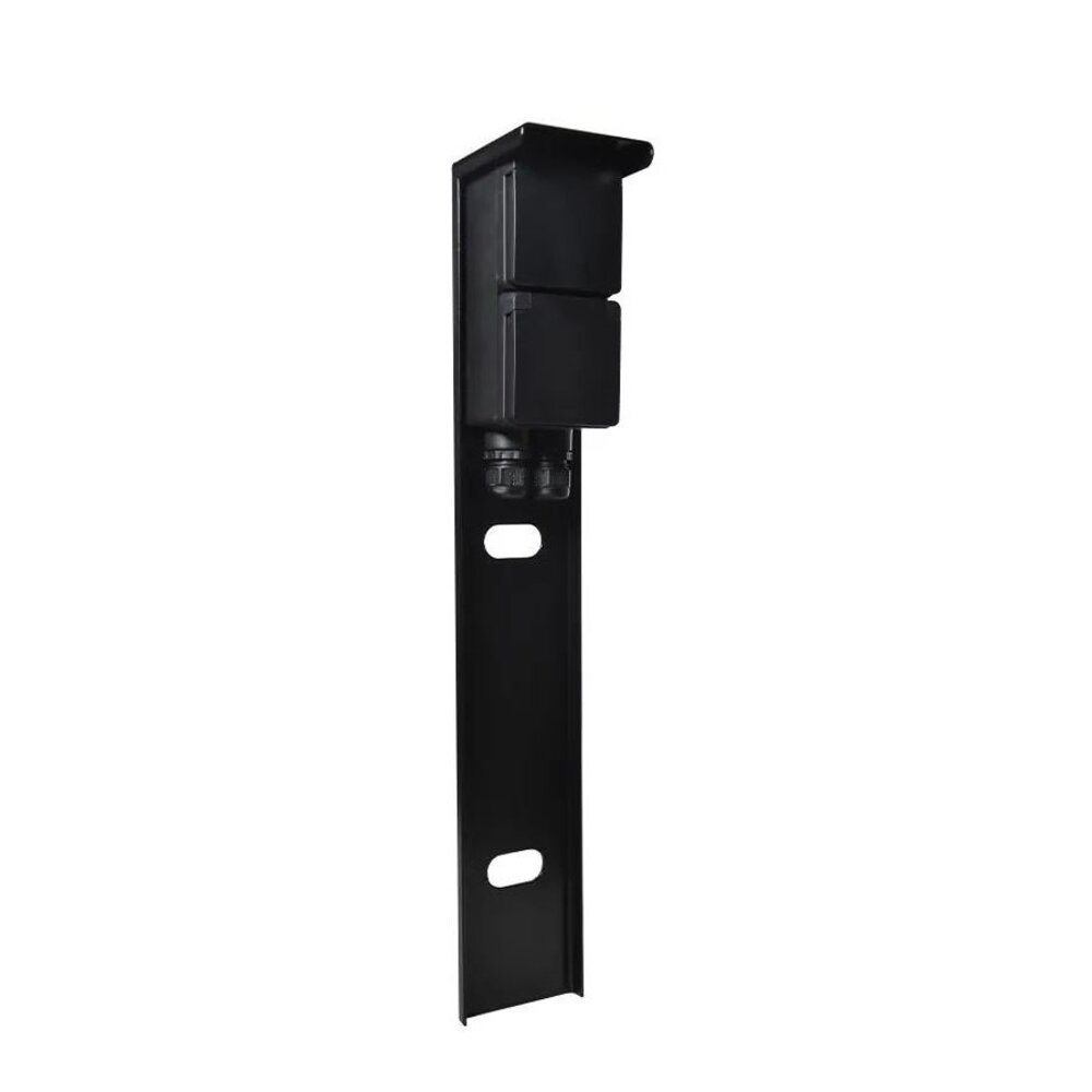 Niko Buitenstopcontact met Niko Schakelmateriaal - 2 Stopcontacten - 2 Wartels - IP55 - 65cm