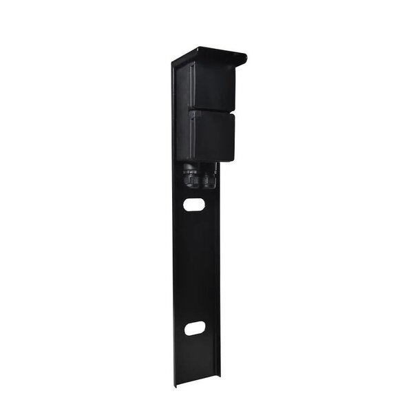 Niko Buitenstopcontact met Niko Schakelmateriaal - 2 Stopcontacten - 2 Wartels - IP55 - 65cm