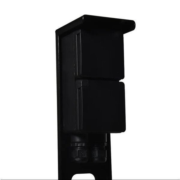 Niko Buitenstopcontact met Niko Schakelmateriaal - 2 Stopcontacten - 2 Wartels - IP55 - 65cm