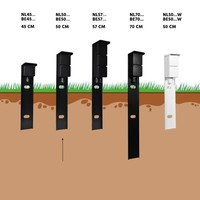 Niko Buitenstopcontact Paal - 2 Stopcontacten - 1 Wartel - IP55 - 50cm Niko Niko Buitenstopcontact Paal - 2 Stopcontacten - 1 Wartel - IP55 - 50cm