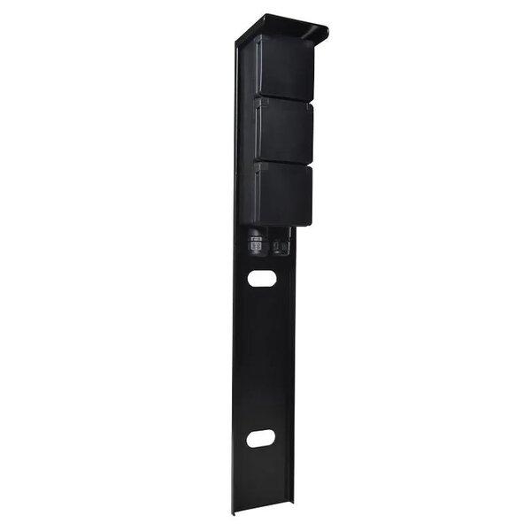 Niko Buitenstopcontact met Niko Schakelmateriaal - 3 Stopcontacten - 2 Wartels - IP55 - 65cm