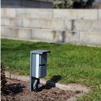 Hager Berker Buitenstopcontact Paal - 2 Stopcontacten - IP55 - 50cm Hager Berker Hager Berker Buitenstopcontact Paal - 2 Stopcontacten - IP55 - 50cm