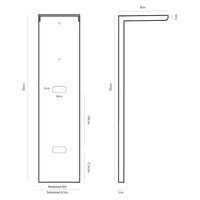 Hager Berker Buitenstopcontact Paal - 2 Stopcontacten - IP55 - 50cm Hager Berker Hager Berker Buitenstopcontact Paal - 2 Stopcontacten - IP55 - 50cm
