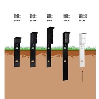 Niko Buitenstopcontact Paal - 2 Stopcontacten - 1 Wartel - IP55 - 50cm Niko Niko Buitenstopcontact Paal - 2 Stopcontacten - 1 Wartel - IP55 - 50cm