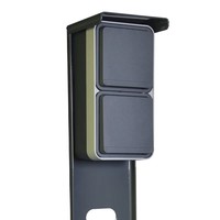 Buitenstopcontact - Hager Berker Schakelmateriaal - 2 Stopcontacten - IP55 - 65cm Hager Berker Buitenstopcontact - Hager Berker Schakelmateriaal - 2 Stopcontacten - IP55 - 65cm