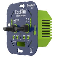 EcoDim Zigbee Smart LED DUO Dimmer Inbouw 2x 0-100 Watt 220-240V - Fase afsnijding