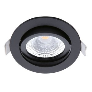 EcoDim LED Inbouwspots Zwart - 5W – IP54 – 2700K - Kantelbaar LED Inbouwspots Zwart - 5W – IP54 – 2700K - Kantelbaar