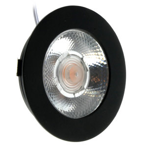 LED Inbouwspots Zwart - 3W – IP54 – 2700K