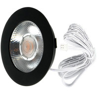 EcoDim LED Inbouwspots Zwart - 3W – IP54 – 2700K