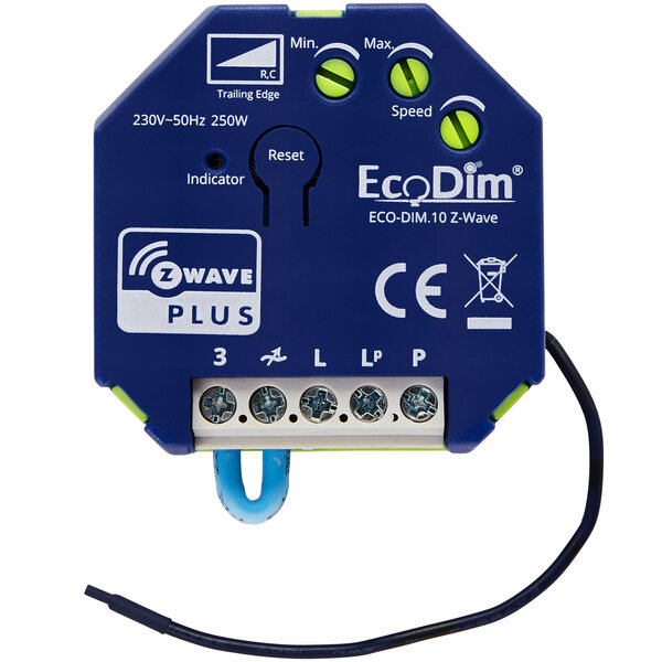 EcoDim Z-Wave Smart LED Dimmer module 0-250 Watt – Fase afsnijding