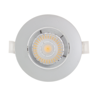 LED Inbouwspots Chroom - 6W – IP44 – 3000K - Dimbaar Lightexpert LED Inbouwspots Chroom - 6W – IP44 – 3000K - Dimbaar