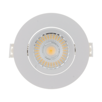 Lightexpert LED Inbouwspots  Wit - 6W – IP44 – 2700K/3000K - Dimbaar