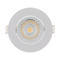 Lightexpert LED Inbouwspots  Wit - 6W – IP44 – 2700K - Dimbaar