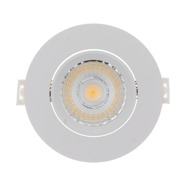 Lightexpert LED Inbouwspots  Wit - 6W – IP44 – 2700K - Dimbaar