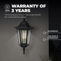 Klassieke Hanglamp Buiten - Zwart - IP44 - E27 Fitting V-TAC Klassieke Hanglamp Buiten - Zwart - IP44 - E27 Fitting
