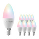 Smart RGB+CCT E14 LED Lamp - Wifi - Dimbaar - 5W - 10 Pack