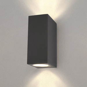 Ledvion Wandlamp Buiten - Cube Antraciet - 2 Zijdig Wandlamp Buiten - Cube Antraciet - 2 Zijdig
