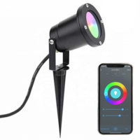 Ledvion Smart LED Prikspot - IP65 - 4,9W - RGB+CCT - 1 Meter Kabel - Aluminium