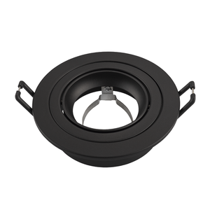 GU10 Inbouwspot Rond - GU10 Fitting - Tokyo - Zwart - ø92mm