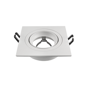 GU10 Inbouwspot Vierkant - GU10 Fitting - Sevilla - Wit - 92mm