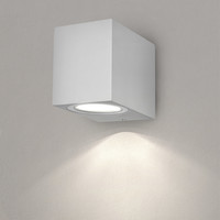 Ledvion Wandlamp Buiten San Diego - IP54 - GU10 Fitting - Wit - Geschikt voor Binnen & Buiten