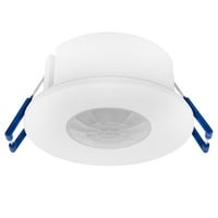 Ledvion Witte Inbouw Bewegingssensor 360° Met Schemerschakelaar 8M Bereik Max. 600W IP65