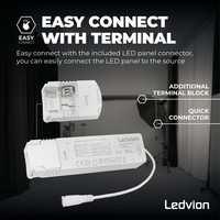Ledvion Lumileds LED Paneel 30x120 - 36W - 3000K - 117 lm/W - 5 Jaar Garantie