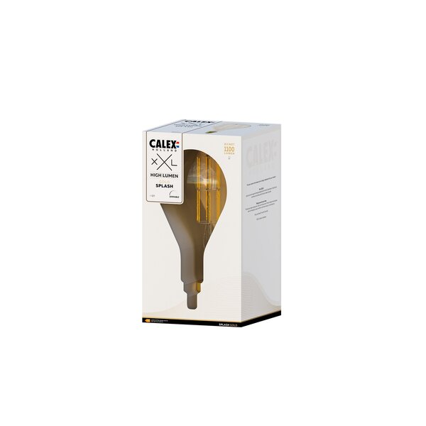 Calex Calex Splash LED Filament - E27 - 1100 Lm - Goud