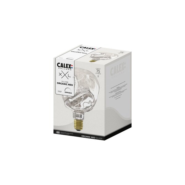 Calex Calex LED XXL Organic Neo Zilver - E27 - 75 Lumen - Dimbaar