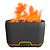 Calex Smart Aroma Diffuser met Flame functie - 12 Watt - 5 Jaar Garantie