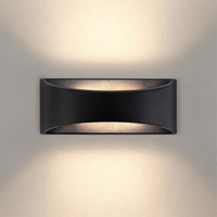 LED Wandlamp - Zwart - 3000K - 6W Lightexpert LED Wandlamp - Zwart - 3000K - 6W