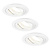 Dimbare LED inbouwspots Wit - Tokyo - 5W - 2700K - ø92mm - 3 pack