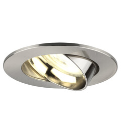 Dimbare LED inbouwspot RVS - Rio - 5W - 2700K - ø85mm