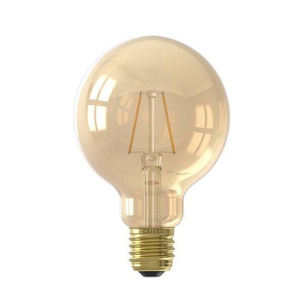 Calex Calex Globe LED Lamp Warm Ø95 - E27 - 136 Lm - Goud