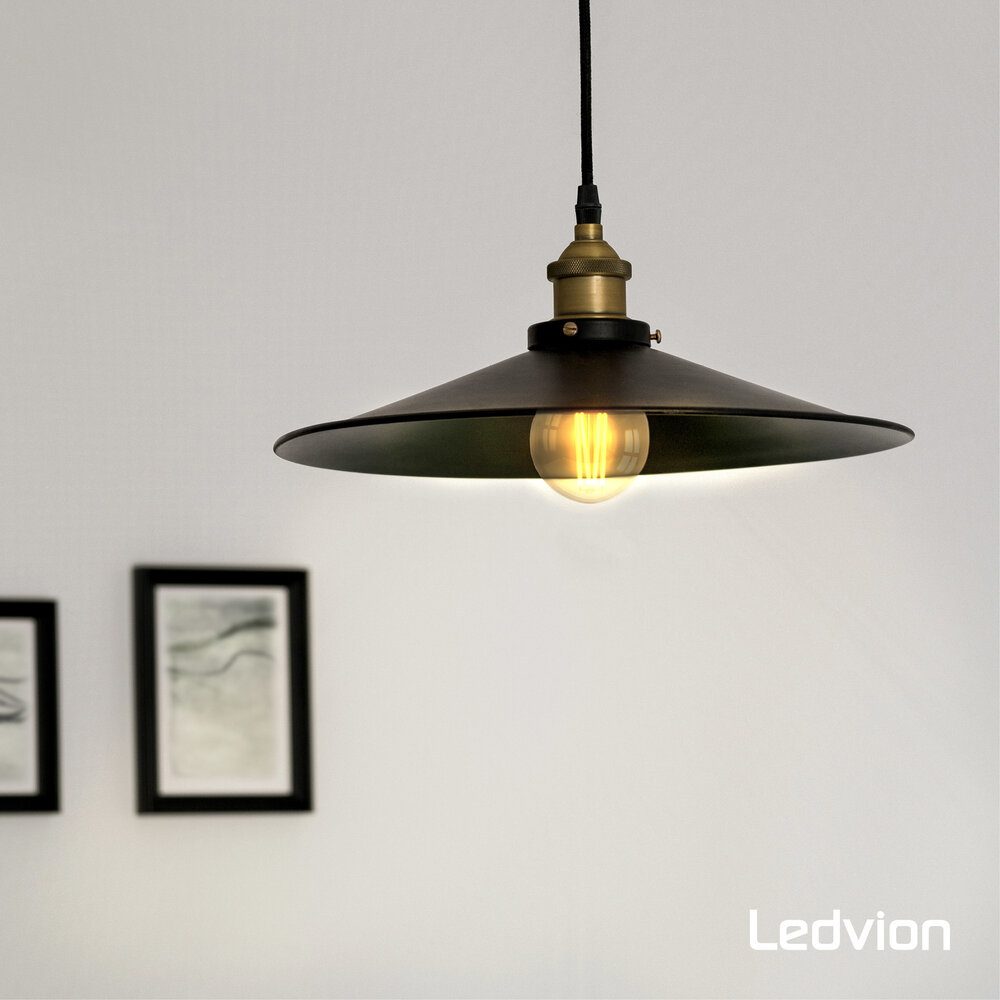 Ledvion 6x E27 LED Lamp Filament - 1W - 2100K - 50 Lumen - Gold