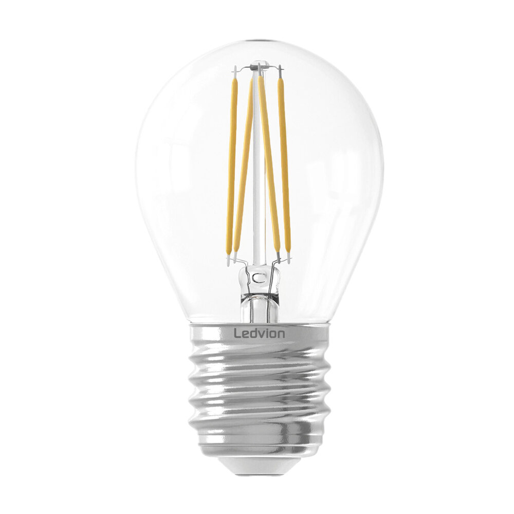 Ledvion E27 LED Lamp Filament - 1W - 2100K - 50 Lumen - Clear