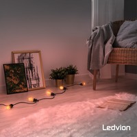 Ledvion 5-pack E27 LED Lamp Filament - 1W - 2100K - 50 Lumen - Gekleurd