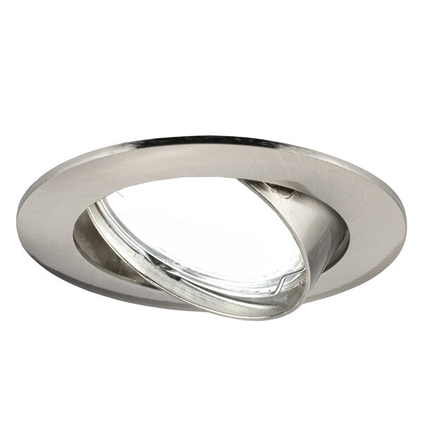 Ledvion Dimbare LED inbouwspot RVS - Amsterdam - 3W - 6500K - ø82mm