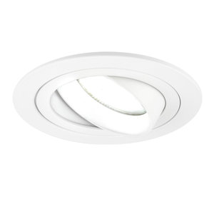 Ledvion Dimbare LED inbouwspot Wit - Tokyo - 5W - 6500K - ø92mm Dimbare LED inbouwspot Wit - Tokyo - 5W - 6500K - ø92mm