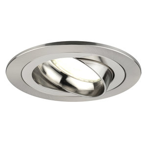Ledvion Dimbare LED inbouwspot RVS - Tokyo - 5W - 4000K - ø92mm Dimbare LED inbouwspot RVS - Tokyo - 5W - 4000K - ø92mm